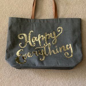 Ladies Gray Tote Bag, MudPie Brand